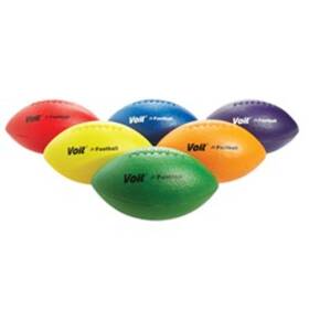 Voit 1243925 Coated Foam 9 3/4 Inch Football Set Of 6