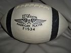 F1534 White Nfl Black Player Vintage " Football American Rare Wilson