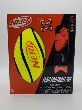 C148488 Wilson Nerf Flag Football Set For 10 Players 5v5 - New Ships Free Today