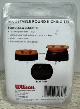Wilson Wtf991500 Adjustable Football Kicking Tee Block Kick Off Onside Pat - New