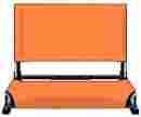 Wsc1-o-orange Markwort Stadium Chair 15.5 X 20 14.5 Inch Steel Frame 400 Lbs Capacity Canvas Material 016562430391