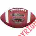 Wtf1552xdef Wilson Tr High School Collegiate Official Waterproof Football 026388615520