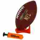 Wtf1676idpt Wilson Nfl Jr Tailgate Time Football With Pump And Tee Original