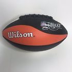 Wtf1763 Wilson Nfl Street Football Orange Black White Lbs Euc