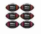 Wtf1838ib Hyper Spiral Play Wilson Football Equipment For Kids Junior Size 6 Pc Black Red Nfl Sports Teams 816268024517 6100638735832