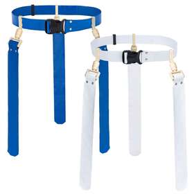 Fbf-bbelt-scup-blu-wht-2pk Wyzworks Flag Football Popping Flags Belt Blue And White 2 Player Replacement Set