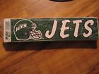 York Team " Vendor Ct. Block 11 Jets Stickers Nfl Football 200 Bumper