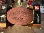 Signed Wilson Nfl Mini Football #47 Player Unidentified. Fixed Price $110.00.