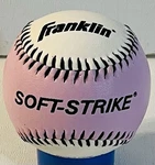Franklin Soft-strike Pink Baseball Syntax Cover Rubber Sponge Core & White. Fixed Price $12.99.