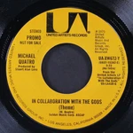 Michael Quatro: Collaboration With The Gods / Mono 7" Single 45 Rpm. Fixed Price $8.00.