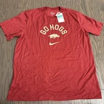 Nwt Men Large Arkansas Razorbacks Go Hogs Nike Tee $30 Maroon Football. Fixed Price $24.95.