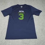 Seattle Seahawks T-shirt Russell Wilson #3 Size Medium Nfl Football Performance. Fixed Price $15.99.