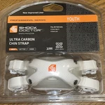 Shock Doctor Ultra Carbon Chin Strap Youth Sz Football Lacrosse White-white New. Fixed Price $15.99.