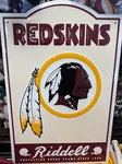 Washington Redskins Vintage Riddell Metal Sign Rare!. Fixed Price $135.00.