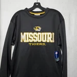 Missouri Tigers Sweatshir Mens Medium Black Gold Ncaa Mizzou Sports Embroidered. Fixed Price $29.97.