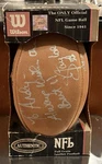 Lawrence Taylor Signed Wilson Nfl Official Game Football Ny Giants Inscribed. Fixed Price $89.00.