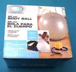 Body Ball - Athletic Works 65 Cm Wall Chart And Air Pump New In Box. Fixed Price $7.49.