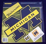 2011 Fathead 11'' X 7''' Michigan Wolverines Block Graphic Wall Decal. Fixed Price $39.95.