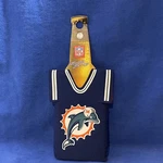 Nfl Miami Dolphins Football Team Vintage Logo Bottle Jersey Koozie Cooler. Fixed Price $9.99.