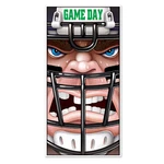 Beistle Fun Game Day Football Player Decoration 30" X 5' Plastic Door Cover. Fixed Price $5.00.