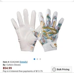 Cutters Football Receiver Gloves/ Money. Fixed Price $15.99.