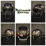 Custom Franklin Helmet Baltimore Ravens. Fixed Price $100.00.