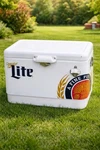 Miller Lite 54 Qt Cooler Ice Chest 85 Can Bottle Opener Tailgate Party. Fixed Price $99.99.