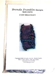 Brenda Franklin Designs Cuff Bracelet Knitting Bead Kit Silver W Black & Multi. Fixed Price $20.00.