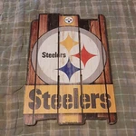 Pittsburgh Steelers Nfl 17" X 11" Wood Decorative Indoor Sign Wincraft Brand New. Fixed Price $22.39.