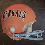 Vtg 1970S Cincinnati Bengals Nfl Riddell Football Helmet Cardboard Sign Plaque. Fixed Price $9.87.