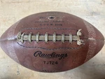 Vtg 50S Rawlings Gyro-metric 13LBS TJ724 Genuine Cowhide Leather Football F7. Fixed Price $39.99.