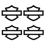 Harley Bar And Shield Decal Die Cut Vinyl Sticke Road Glide - Any Size Color. Fixed Price $25.99.