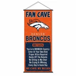 Wincraft Denver Broncos Man Cave Fan Banner Wall Door Scroll. Fixed Price $40.16.