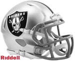Las Vegas Raiders Speed Riddell Football Mini Helmet New Box. Fixed Price $30.99.