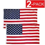 3X5 Ft American W/ Grommets - United States Flags 2 Pack. Fixed Price $7.95.