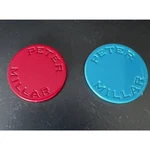 Peter Millar Crown Logo Acrylic Golf Ball Markers Set Of 2 Putting Green. Fixed Price $23.97.