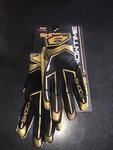 Shock Doctor Showtime Gold Black Football Gloves Xl Cutters Wr Rb Htf Pair Nw. Fixed Price $25.00.