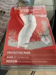 Nip Mcdavid 6446 Hex Leg Sleeve Protective Pad White Medium Pair Sports. Fixed Price $15.99.