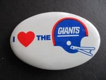 Love The New York Giants Football Shaped Vintage Button Shipping Is Free. Fixed Price $9.99.