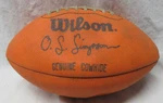 Oj Simpson F0425 Orange Wilson Football "the Juice" Vintage 1970S 1980S. Fixed Price $39.95.