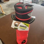 Zulu Water Bottle Athletic Glass With Silicone Sleeve Pink 20 Oz. Fixed Price $25.00.