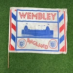 England Wembley 1980 S Vintage Football Flag Box 3. Fixed Price $67.27.