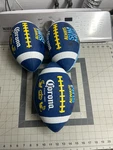 New 3-PACK Lot Corona Jr Rubber Beach Football 10" Summer Regent Beer. Fixed Price $44.24.