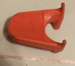 1 Football Kicking Tee, Orange Hard Rubber, Kickoff, Field Goal, Practice Vtg. Fixed Price $6.20.