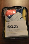 Sklz Deluxe 10 Man Flag Football Set Blue & Gold In Carry Bag Sports Games. Fixed Price $12.00.
