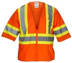 Sas Safety SA692-2223 Mesh Vest, Class Orange With 2" Reflective Contrasting. Fixed Price $15.42.