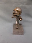 Bobblehead Male Football Trophy Statue Resin Award Pdu 59500GS. Fixed Price $9.95.