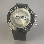 Game Time Nfl Seattle Seahawks Black Band Quartz Watch New Battery Champs. Fixed Price $37.99.