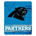 New Nfl Carolina Panthers Split Wide Soft Fleece Throw Blanket 50" X 60". Fixed Price $17.49.