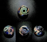 1.03 Fantasy 2.0 Layered Space Design Glass Art Eyeball Marble Hand Made. Fixed Price $34.99.